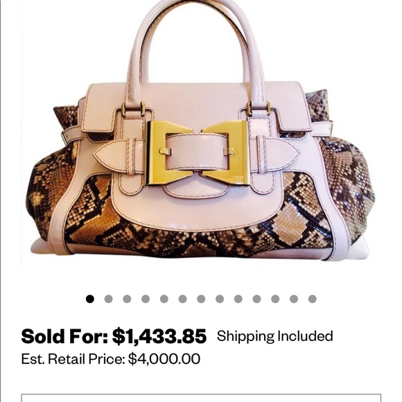 COPY - $4000 Authentic Gucci Dionysus Cruise Limited Edition Python Satchel 18”… - Picture 16 of 16
